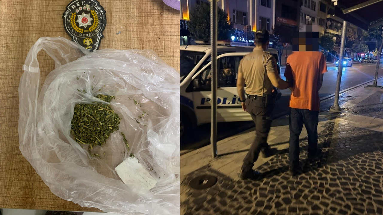 GECE BEKÇİLERİ ŞÜPHE ÜZERİNE DURDURDUÜZERİNDEN BONZAİ ÇIKTI