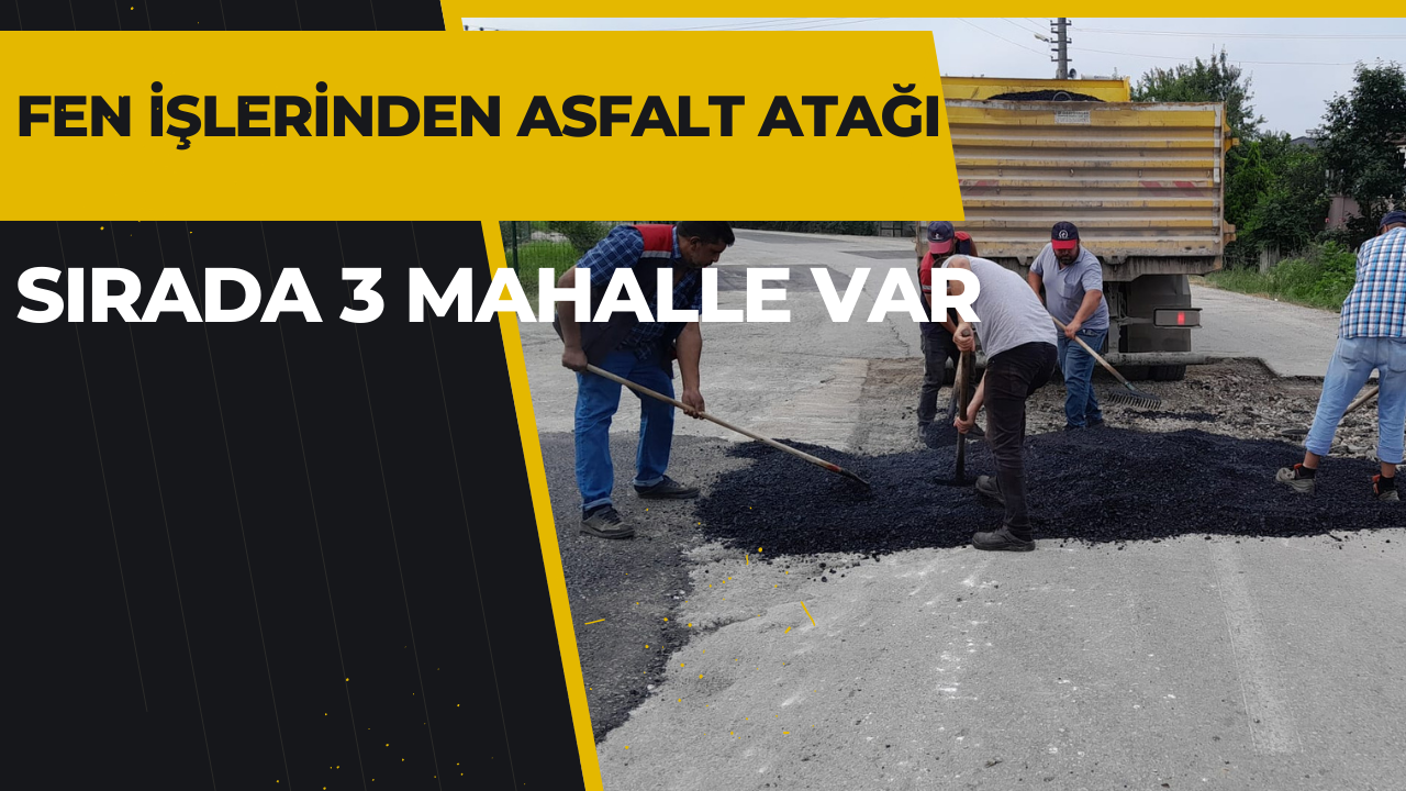 5 MAHALLE’DE ASFALT ÇALIŞMALARI SÜRÜYOR