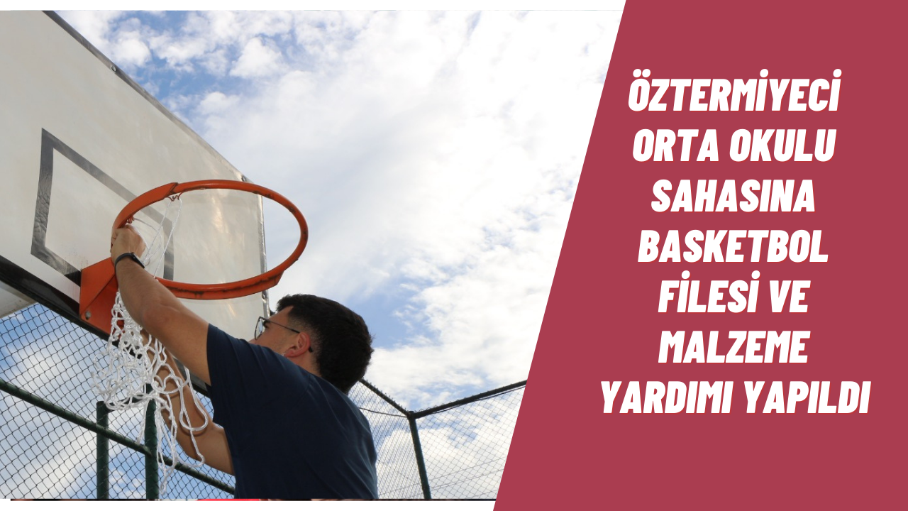 Okul Sahasına File Takıldı