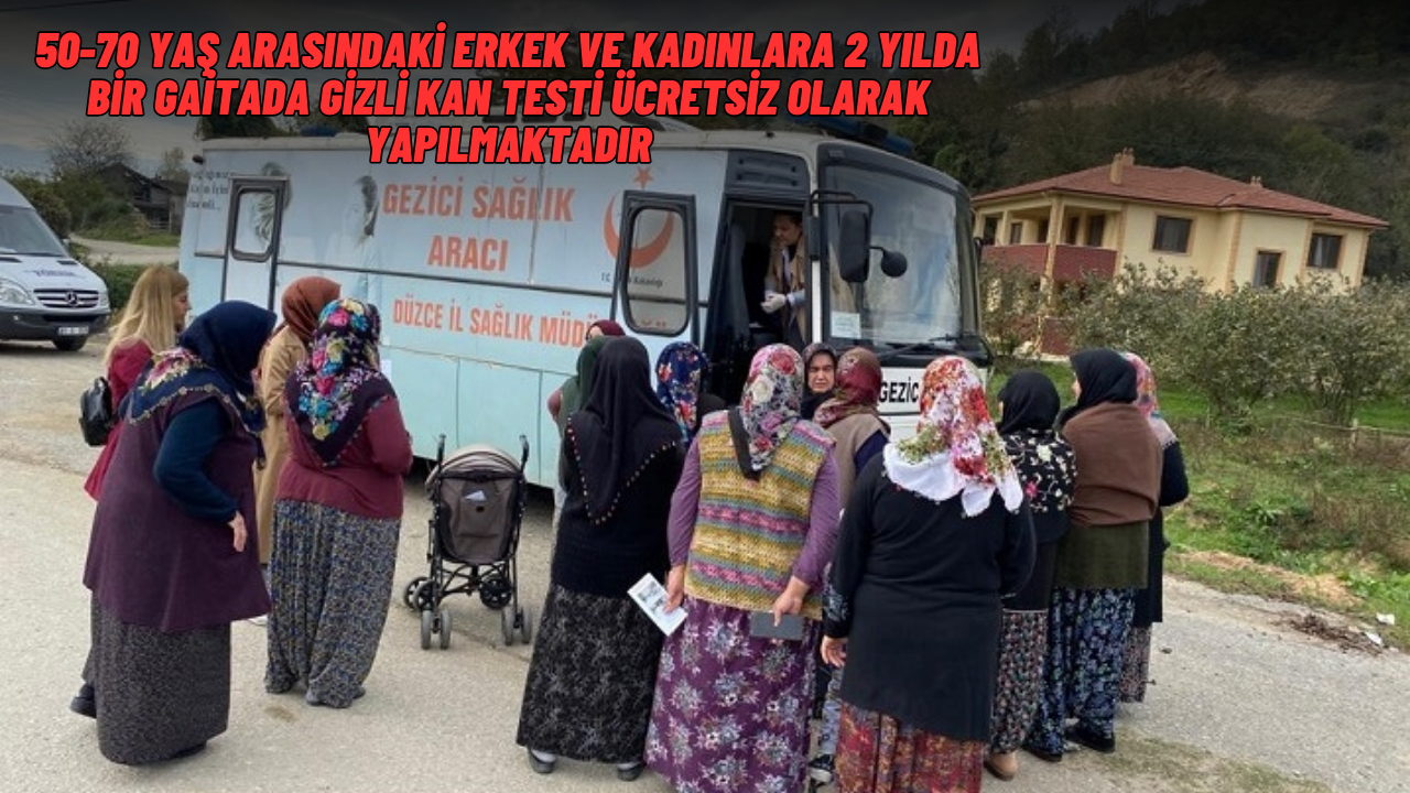 MOBİL SAĞLIK TARAMASI GERÇEKLEŞTİRİLDİ