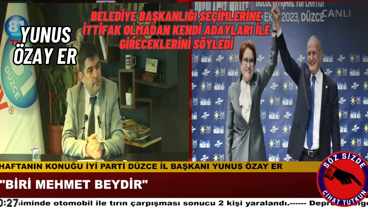 DÜZCE BELEDİYE BAŞKAN ADAYINI AÇIKLAYAN İLK İL !