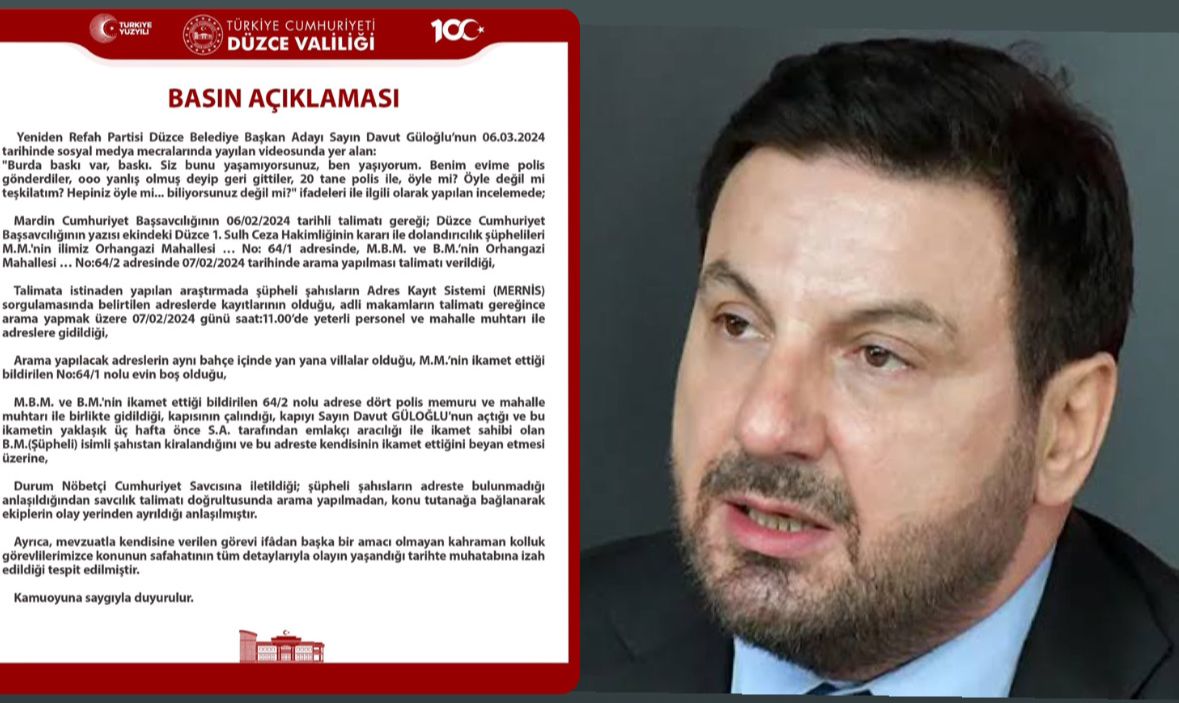 GÜLOĞLU’NUN “EVİME BASKIN YAPILDI” SÖYLEMİNE VALİLİKTEN AÇIKLAMA GELDİ!