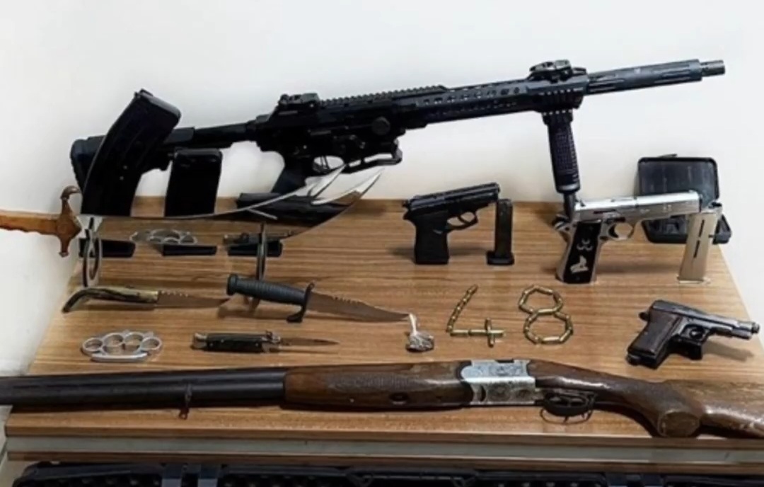 SİLAH KAÇAKÇILIĞINA OPERASYON DÜZCE DE ARALARINDA